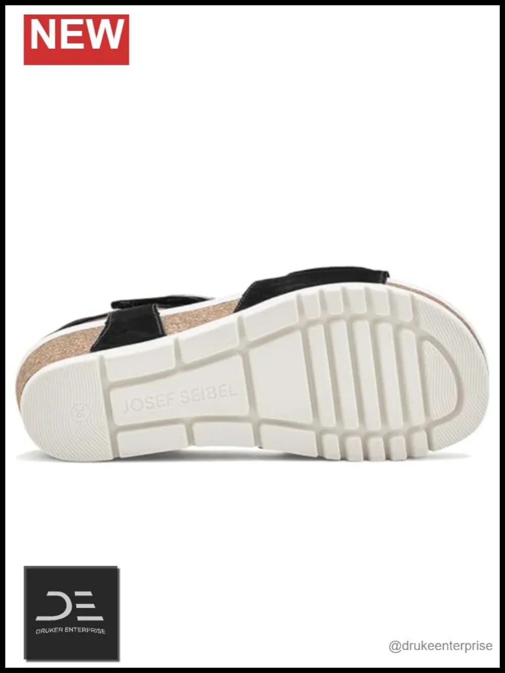 Women's Leather Wedge Sandals Adjustable Hook & Loop Open Toe